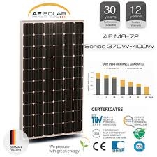 TẤM PIN MẶT TRỜI AE SOLAR 400W